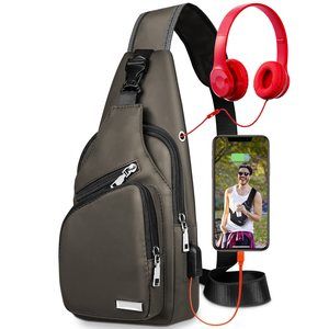 Waterproof Sling Bag Crossbody Backpack for Men Women Sling Backpack Hiking🤟